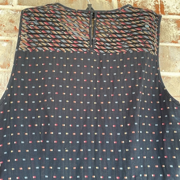 Fossil Navy Blue Dress with Colorful Accents - Picture 5 of 9